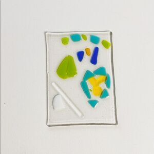 NWOT Beautiful Stain Glass Accent Decor